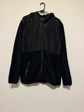 PacSun Black Zip-Up Hooded Jacket